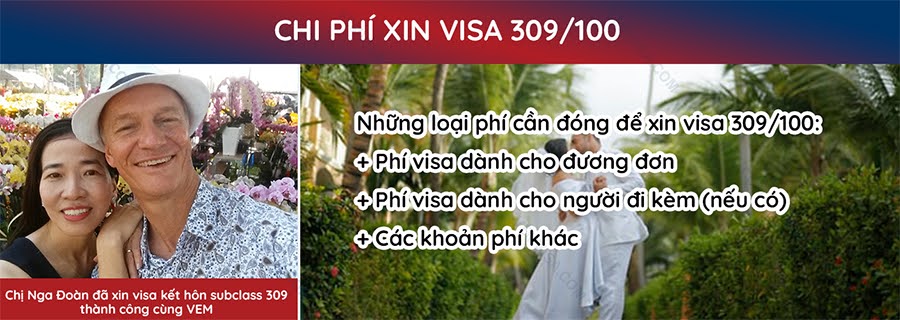 Chi phí xin visa 309/100