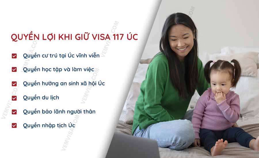 Visa 117 Úc giúp bảo lãnh trẻ mồ côi tới Úc định cư! 3 Quyền lợi khi giữ visa 117 Úc