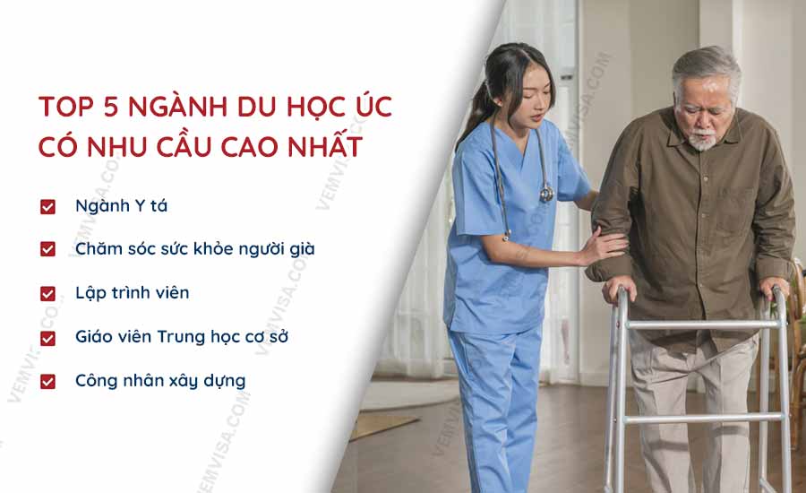 Top 5 ngành du học Úc có nhu cầu cao nhất