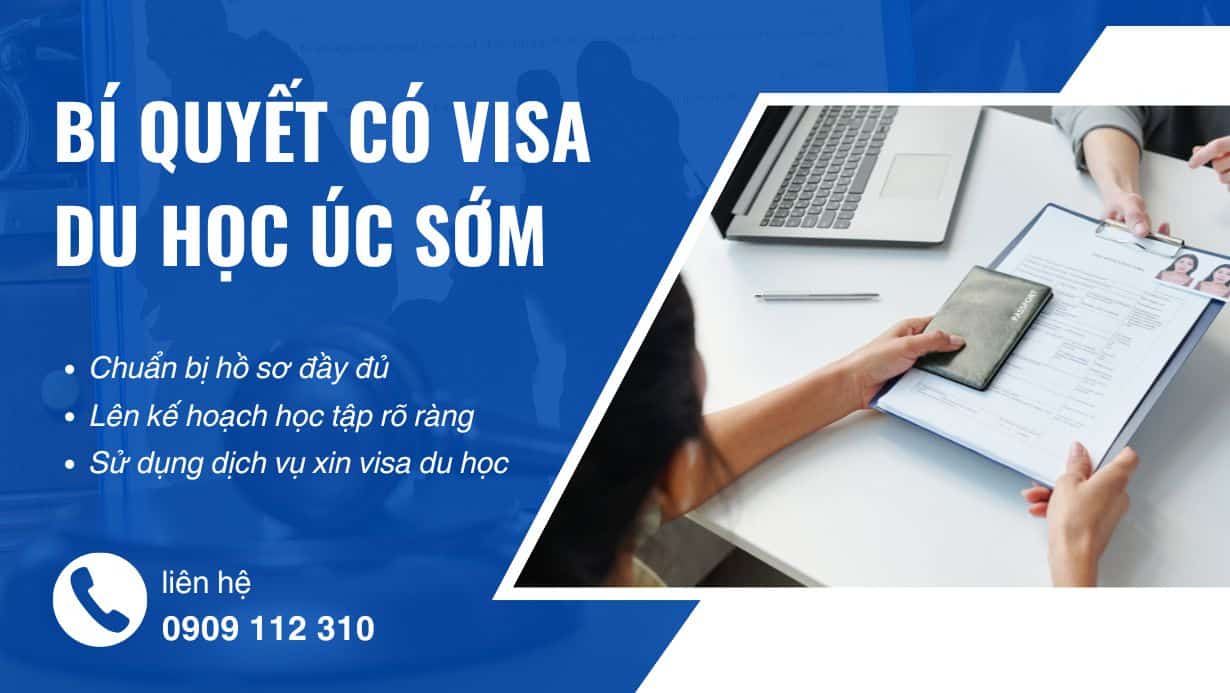 Bí quyết có được visa du học Úc sớm