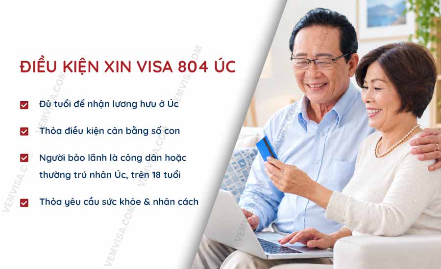 Điều kiện xin visa 804 Úc
