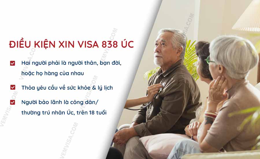 Điều kiện xin visa 838 Úc