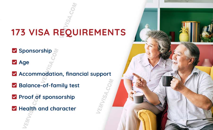 Eligibility and sponsorship requirements for the subclass 173 visa