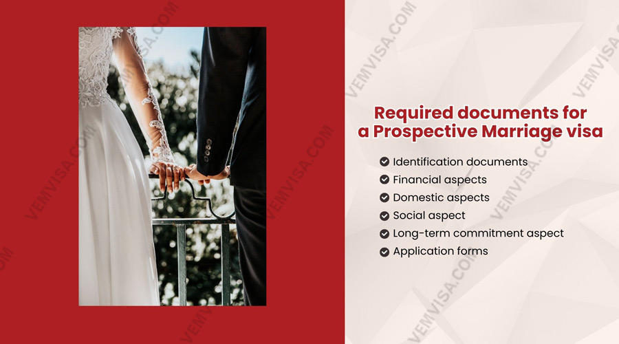 Required documents for a Prospective Marriage visa 