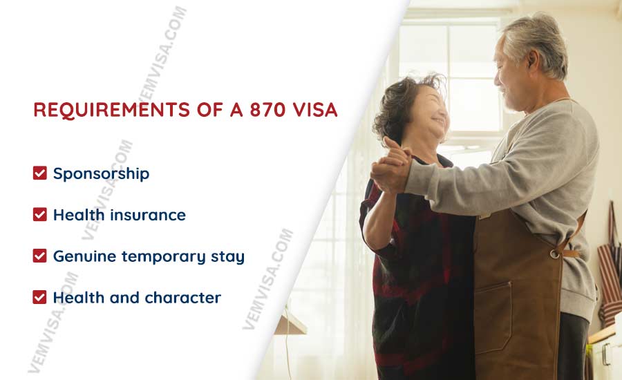 requirements of a 870 visa