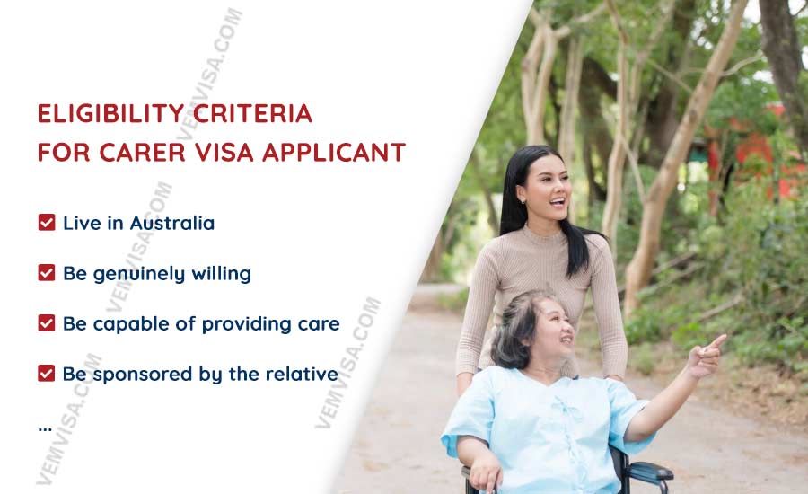 eligibility criteria for a carer visa eligibility criteria for a carer visa