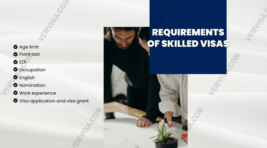 requirements for skilled visa australia