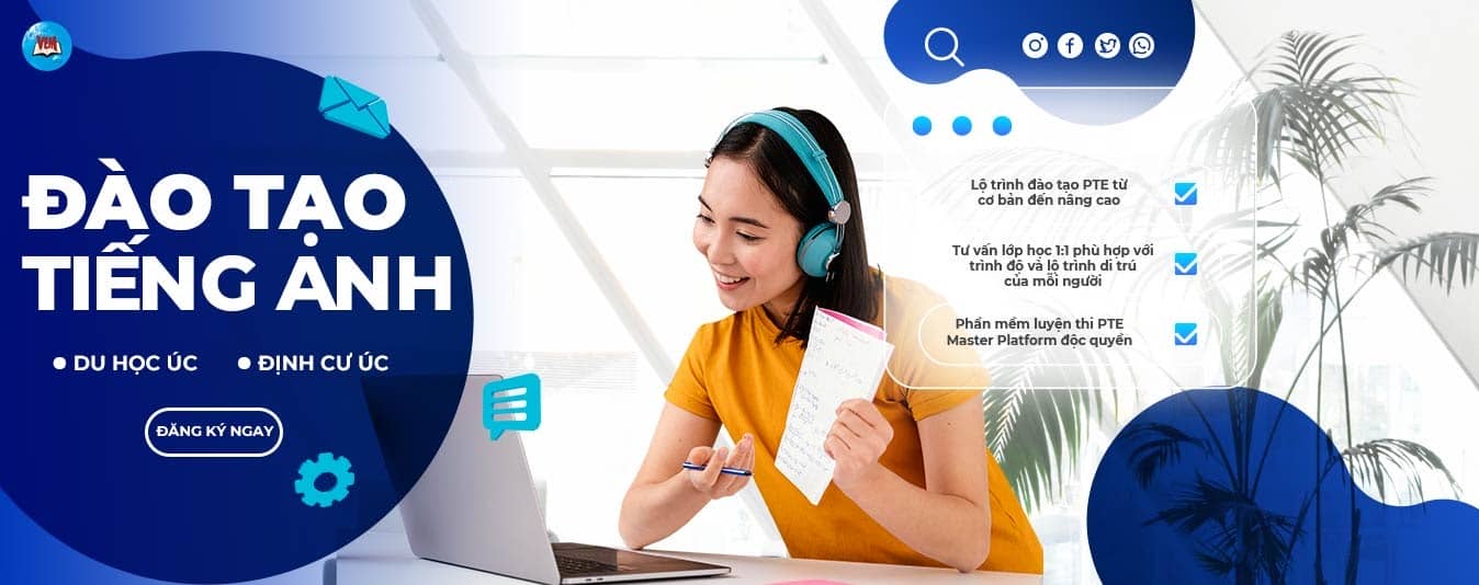 chuong trinh tieng anh pte