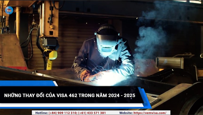 Thay đổi visa 462 Úc