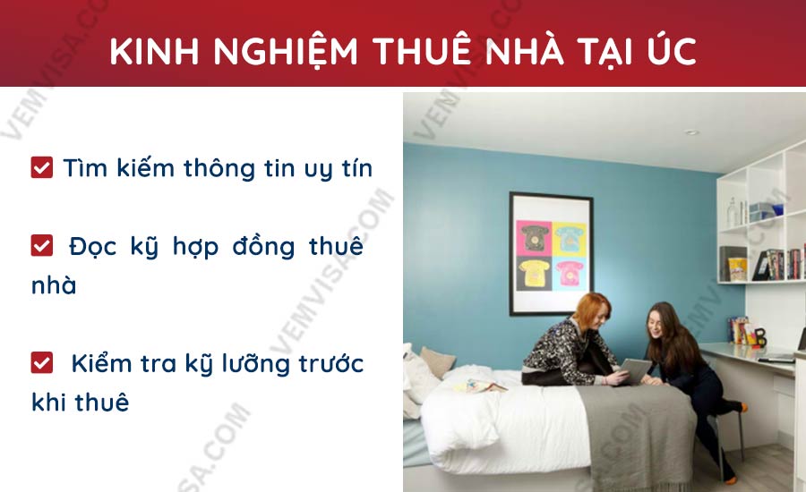 Kinh nghiệm thuê nhà tại Úc