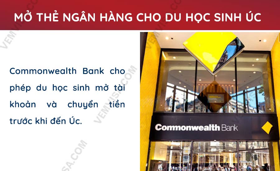 Mở thẻ ngân hàng cho du học sinh Úc
