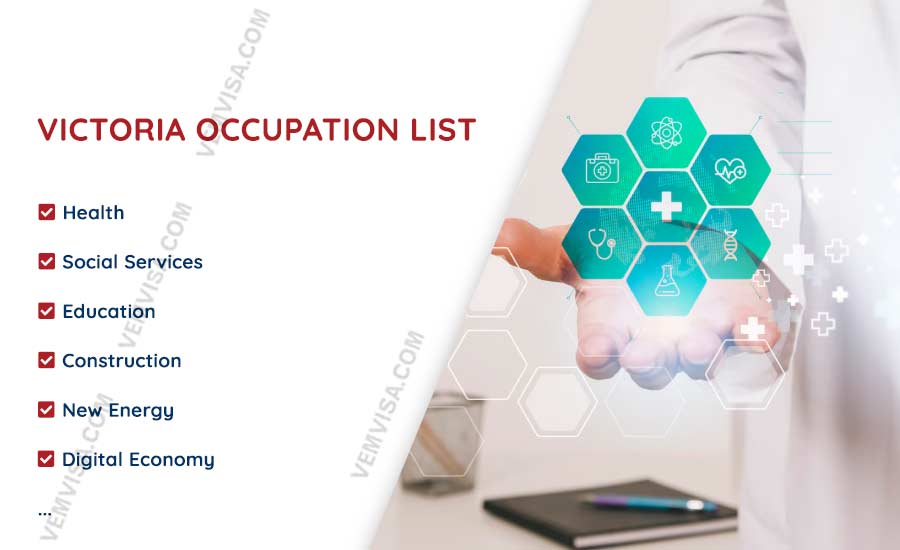 Victoria skilled migration occupations and priority sectors for 190 and 491 nomination