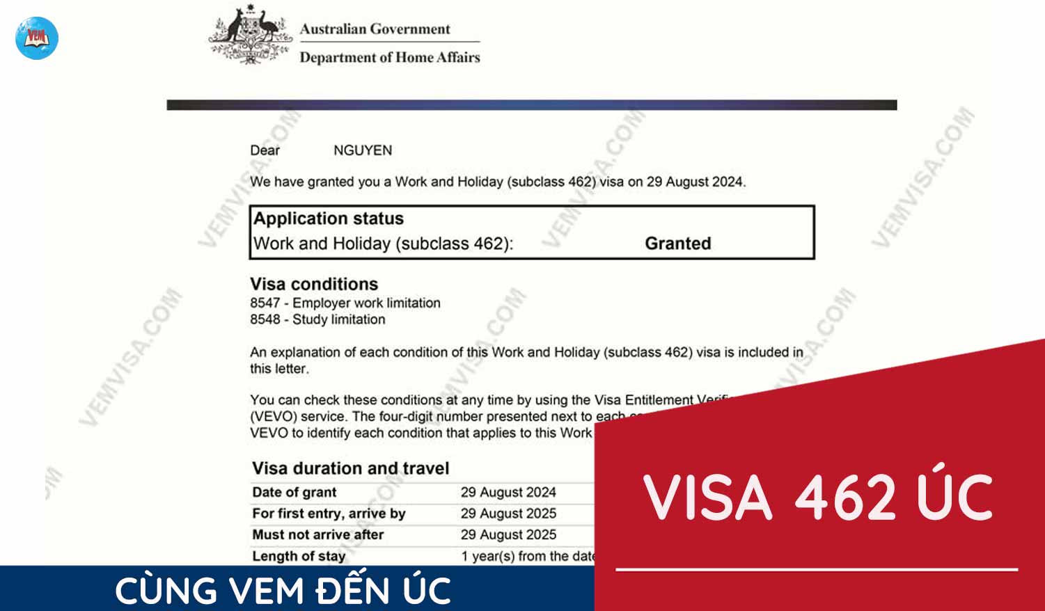visa 462