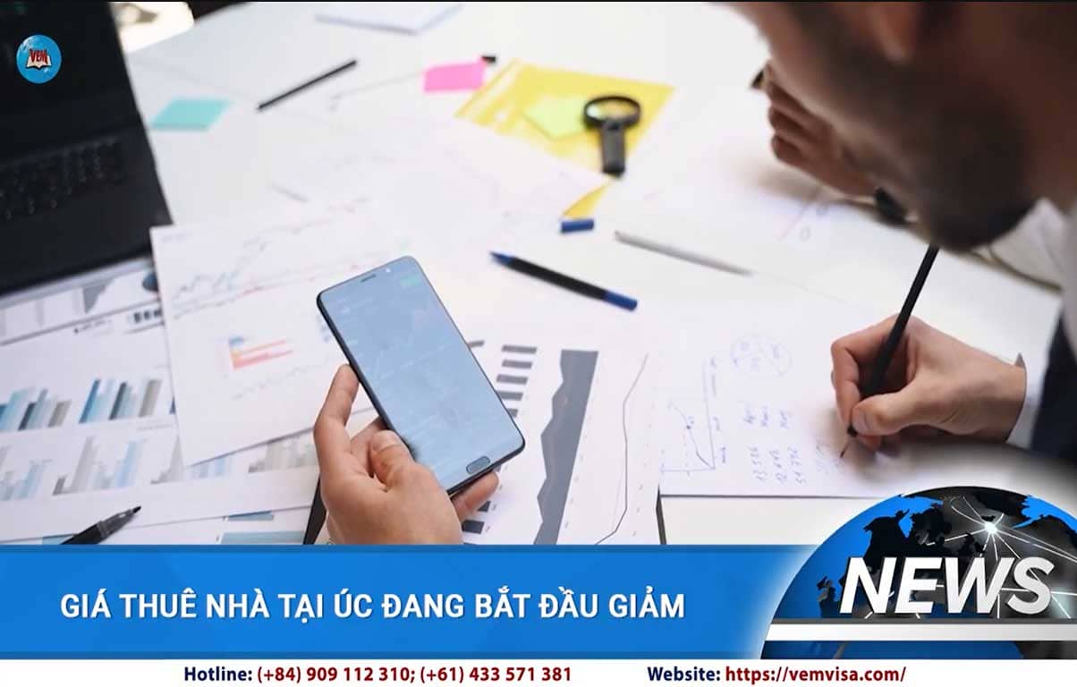 giá thuê nhà tại úc có xu hướng giảm