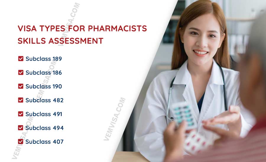 visa types for pharmacists skills assessment visa types for pharmacists skills assessment