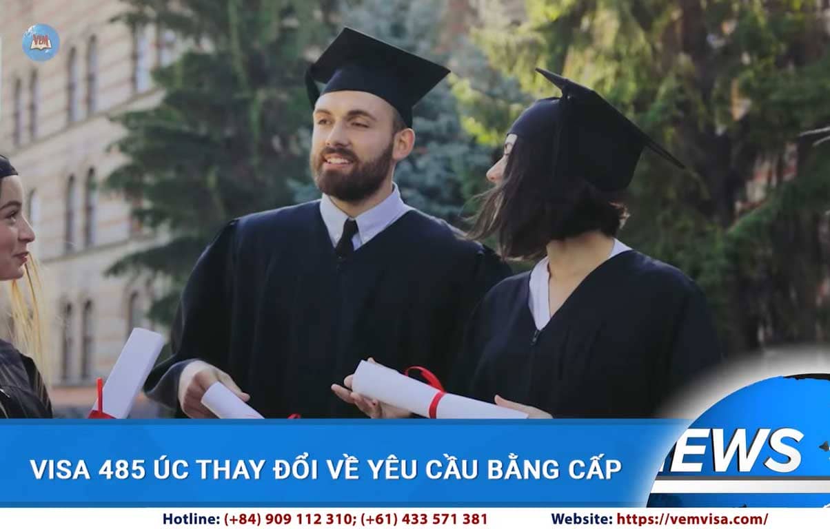visa 485 thay đổi yêu cầu về bằng cấp
