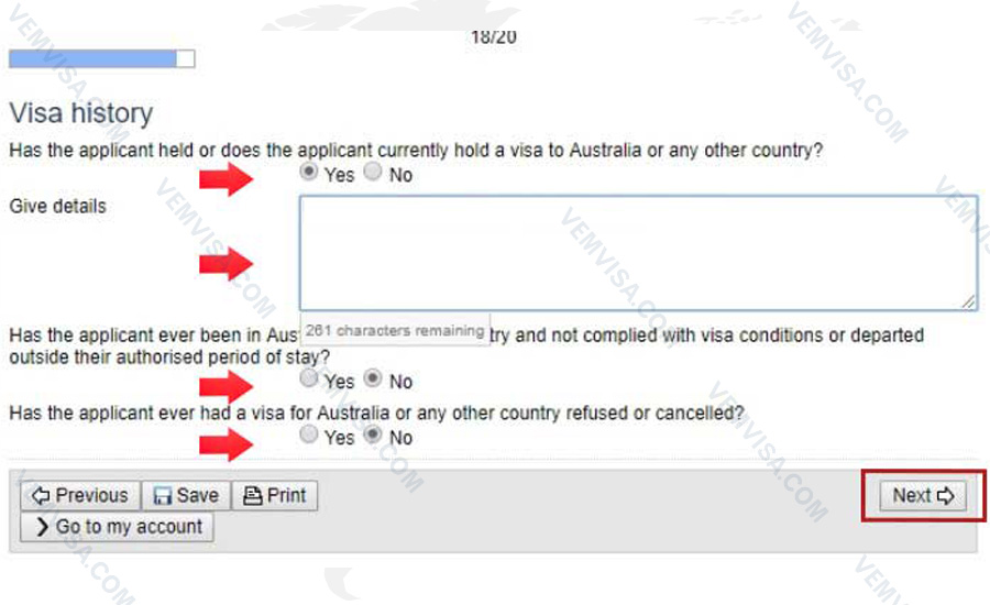 Hình 19 lịch sử xin visa các nước