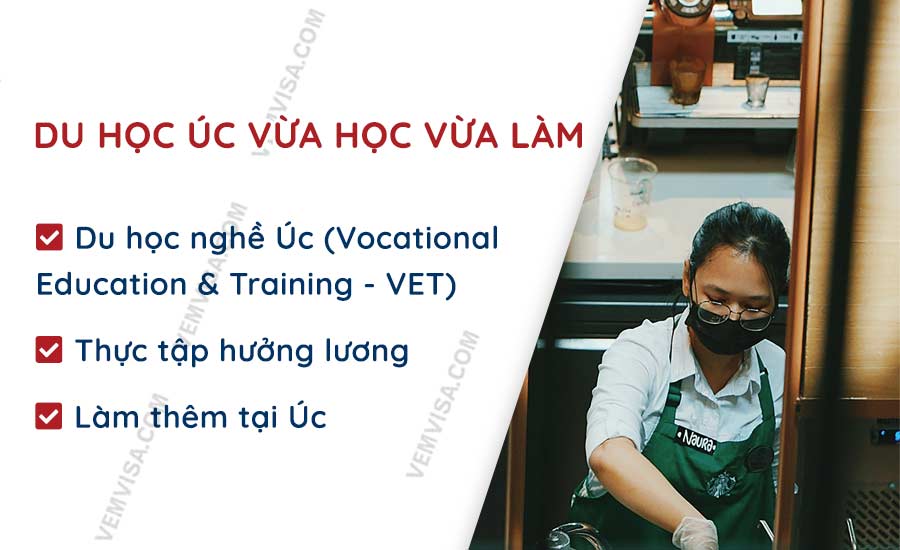 Du học Úc vừa học vừa làm