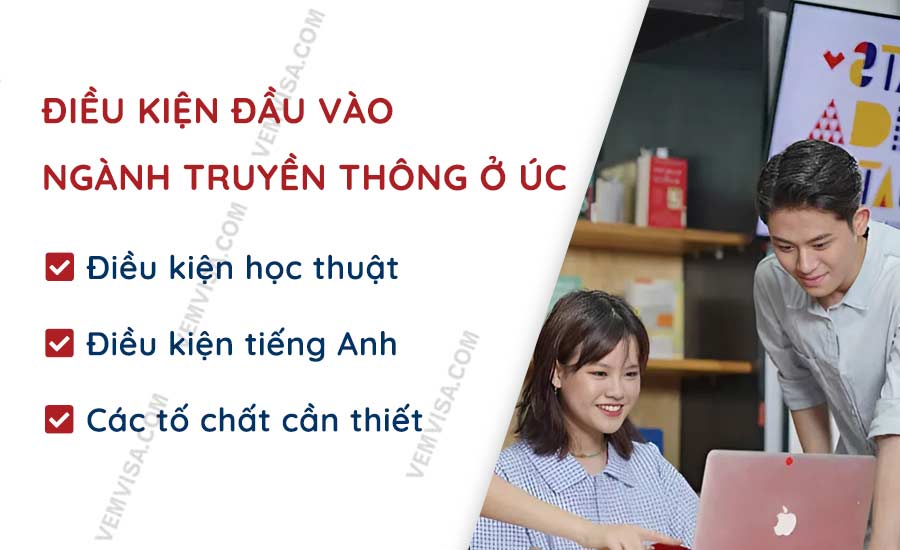 Điều kiện đầu vào ngành truyền thông tại Úc