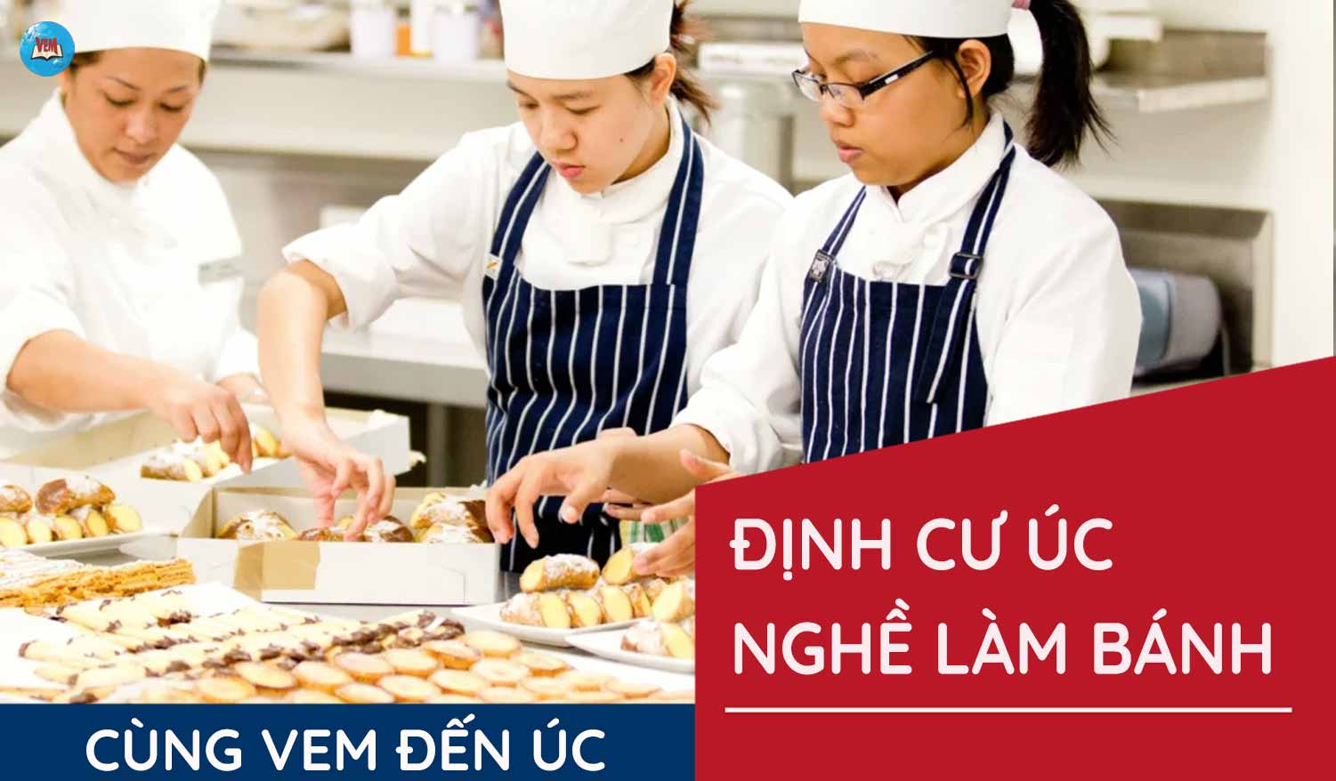 Định cư Úc nghề làm bánh