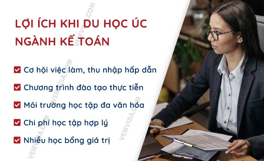 Lợi ích khi du học Úc ngành kế toán