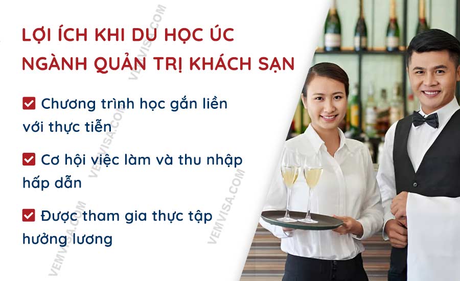 Lợi ích khi du học Úc ngành quản trị khách sạn