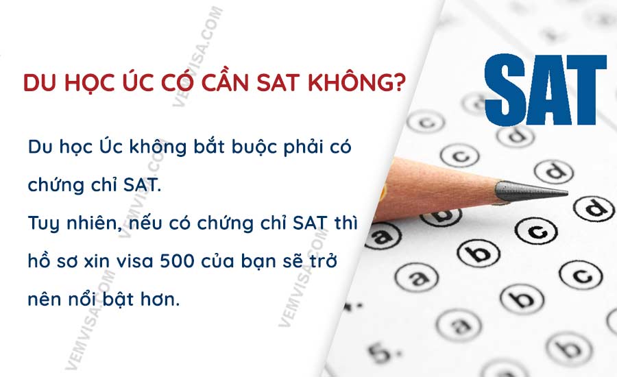 Du học Úc có cần SAT không