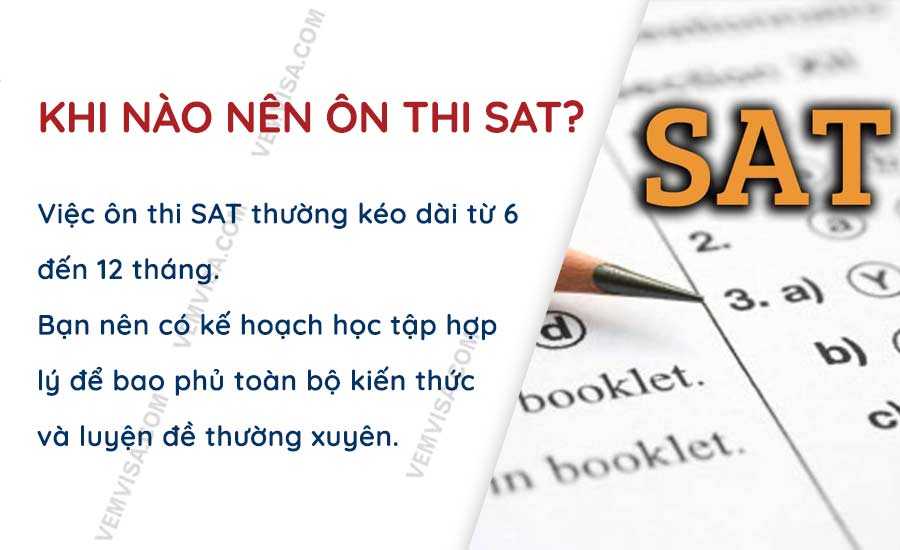 Khi nào nên ôn thi SAT