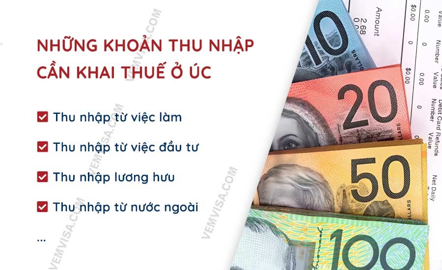 VEM giúp bạn tổng hợp các khoản thu nhập cần kê khai khi nộp thuế tại Úc