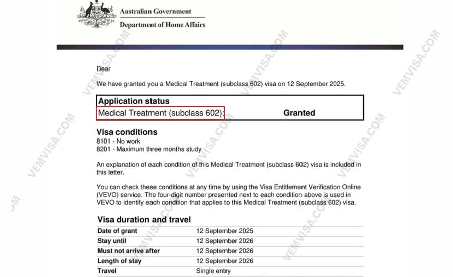 Visa 602 Úc là gì
