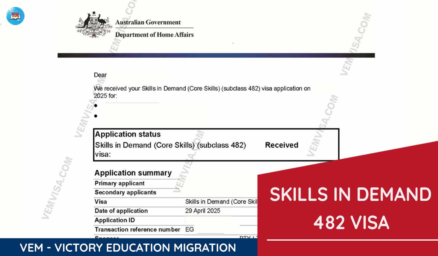 skills in demand visa