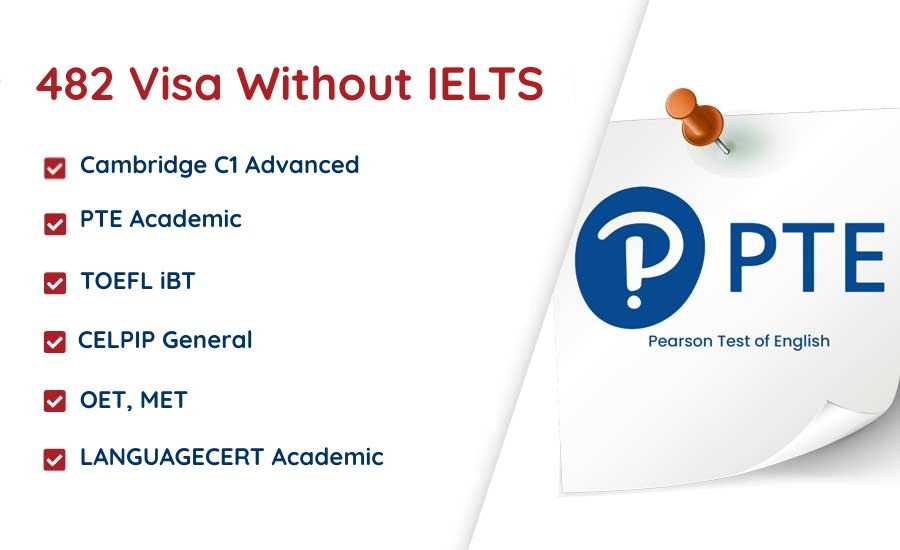 Subclass 482 visa Australia without IELTS and approved alternatives