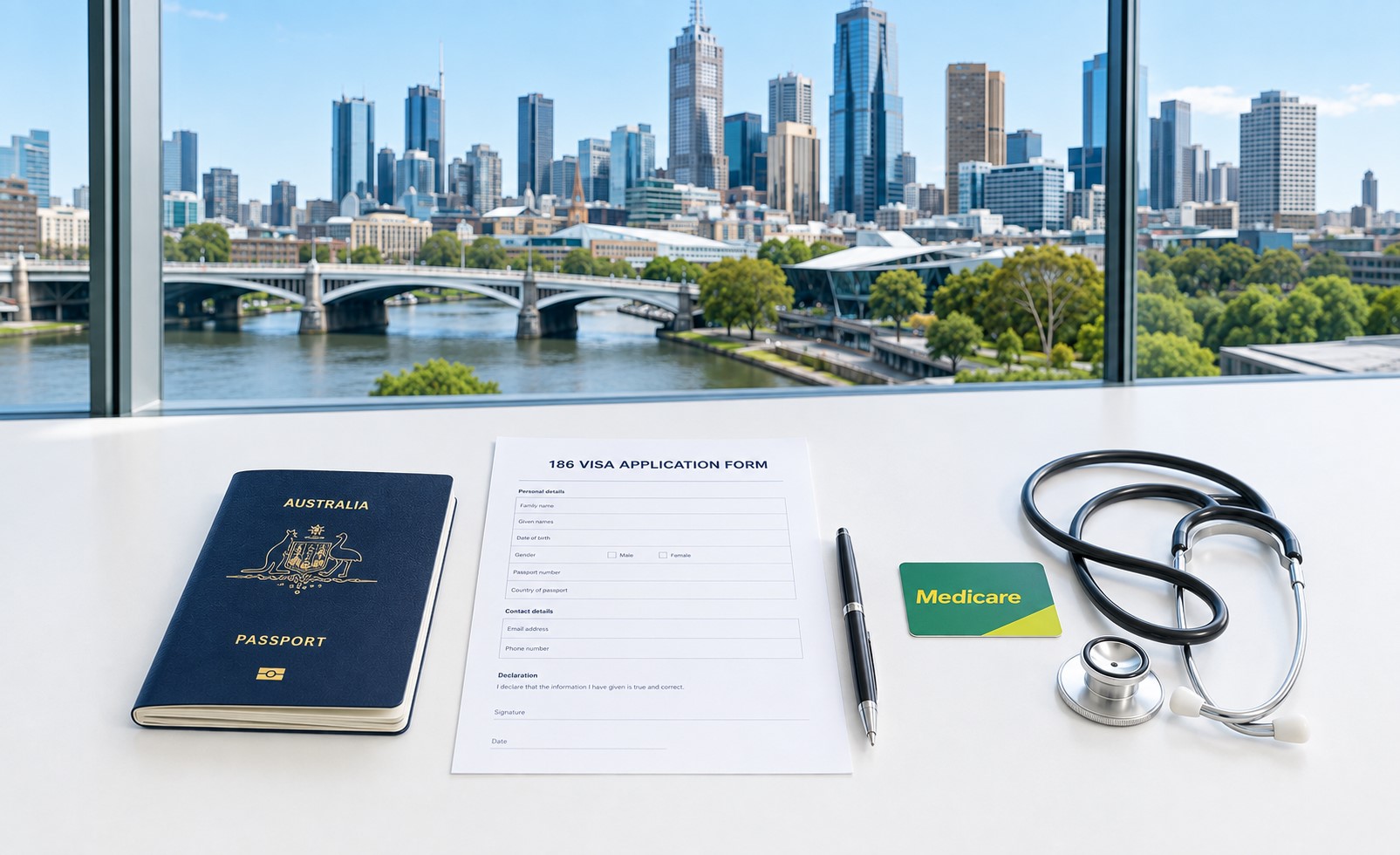 186 visa processing time after medical