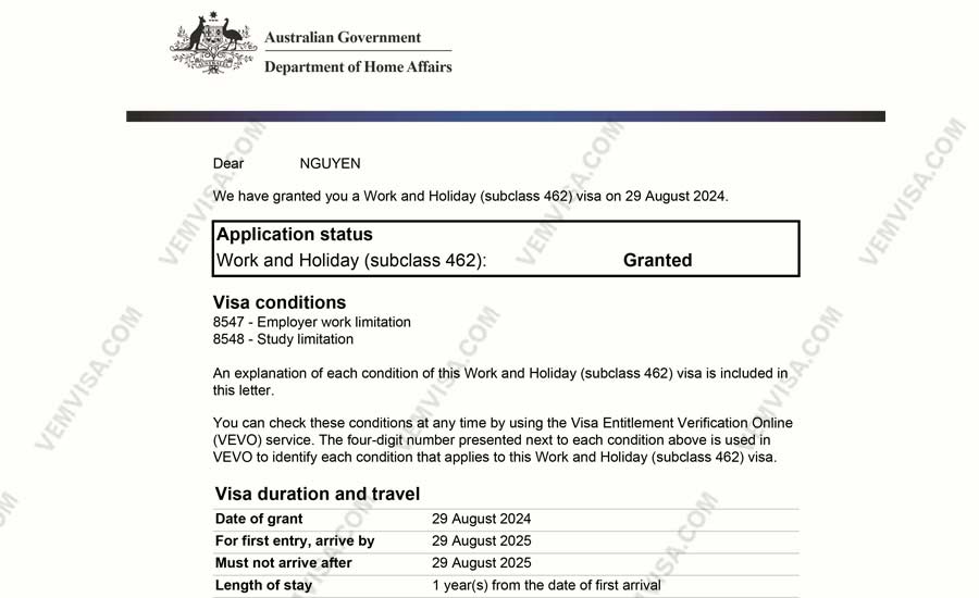 australian second working holiday visa