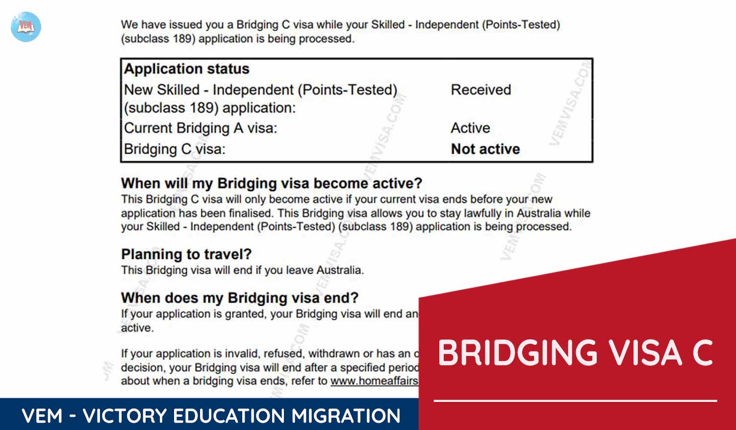 avt bridging visa c