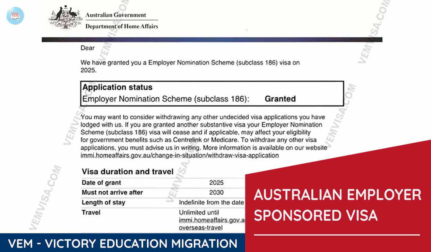 avt employer sponsored visa australia