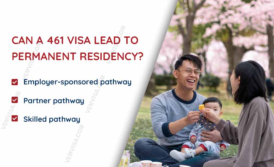 can a 461 visa lead to pr