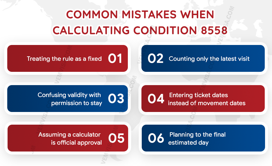 common mistakes when calculating condition 8558