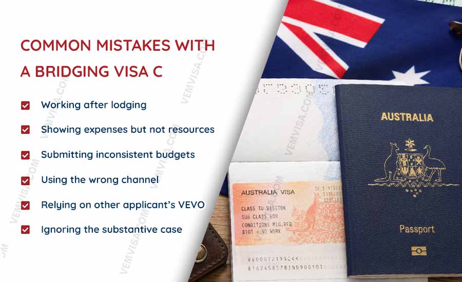 common mistakes with a bridging c visa common mistakes with a bridging c visa