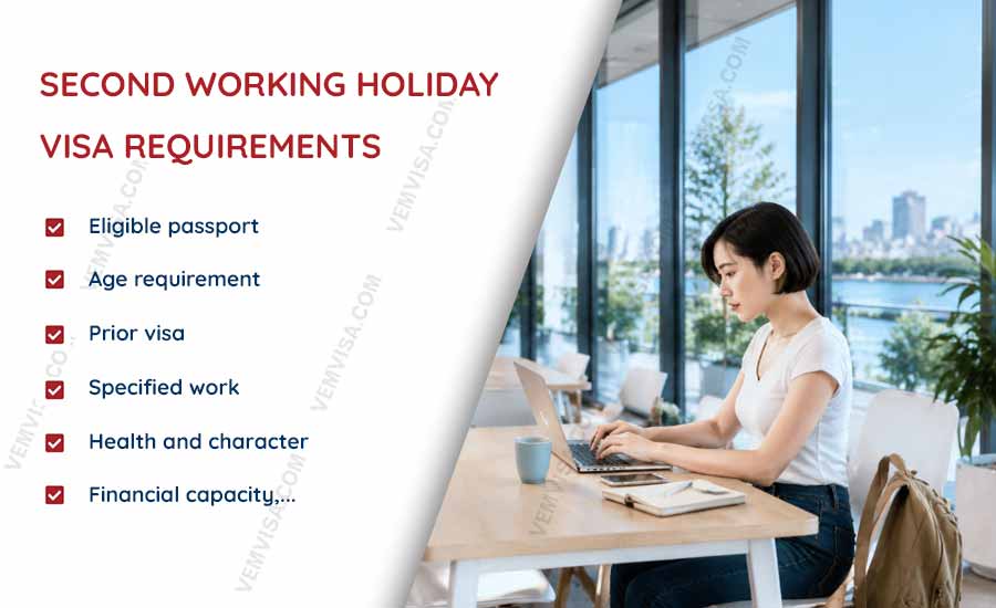second working holiday visa requirements