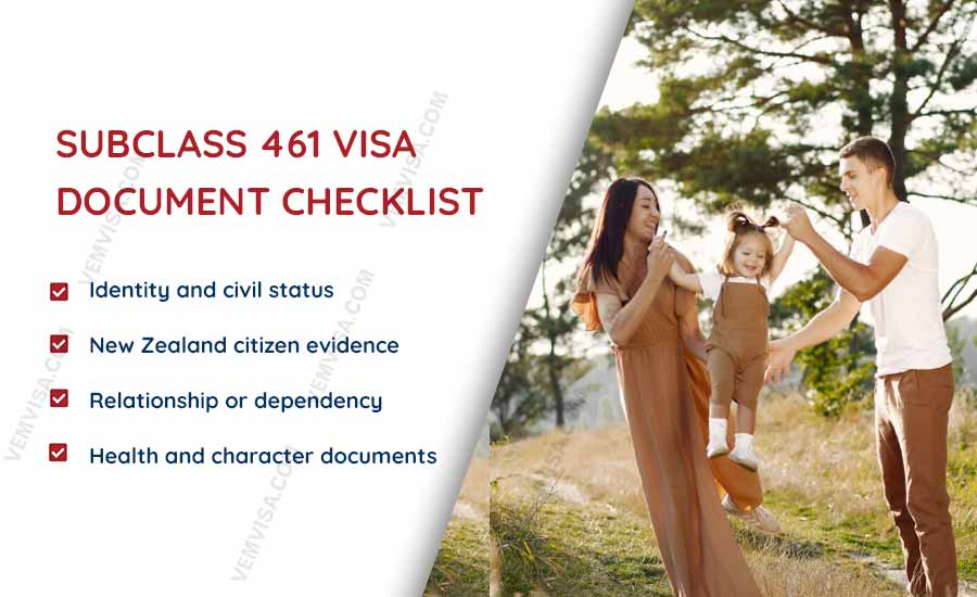 subclass 461 document checklist