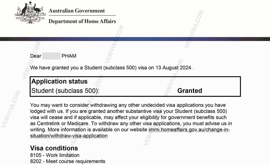 Visa 500 giúp du học sinh lưu trú tại Úc tối đa 5 năm