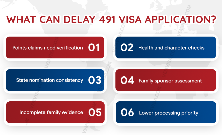 what can delay a 491 visa application what can delay a 491 visa application