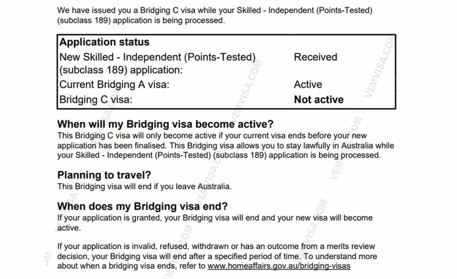what is a bridging c visa what is a bridging c visa