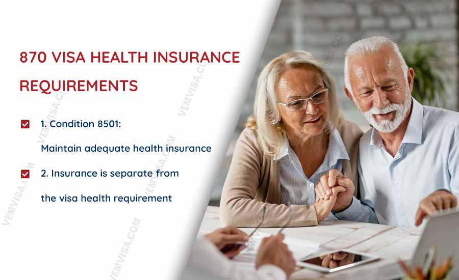 is health insurance mandatory for a working holiday visa 870 visa health insurance requirements