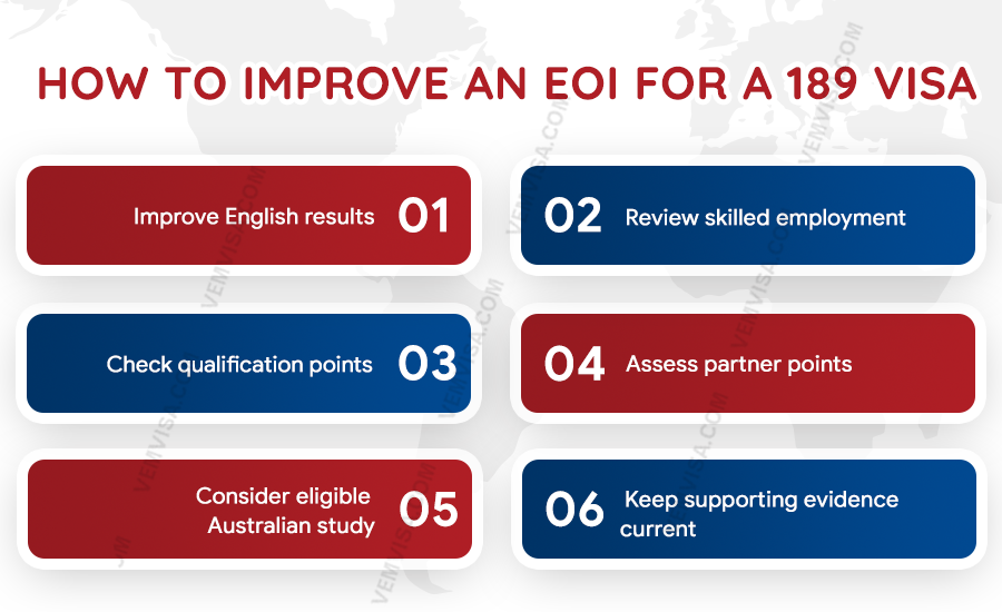 how to improve an eoi for a 189 visa how to improve an eoi for a 189 visa