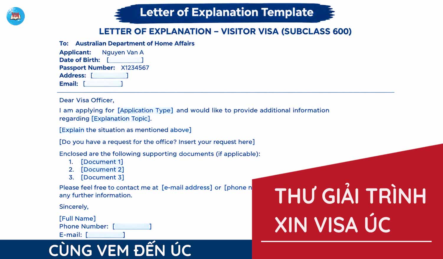 avt thu giai trinh xin visa uc