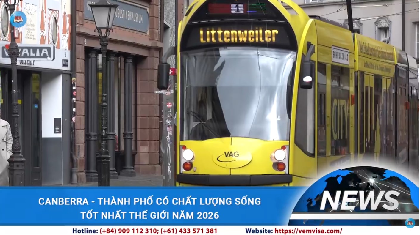Canberra - thành phố có chất lượng sống tốt nhất thế giới năm 2026