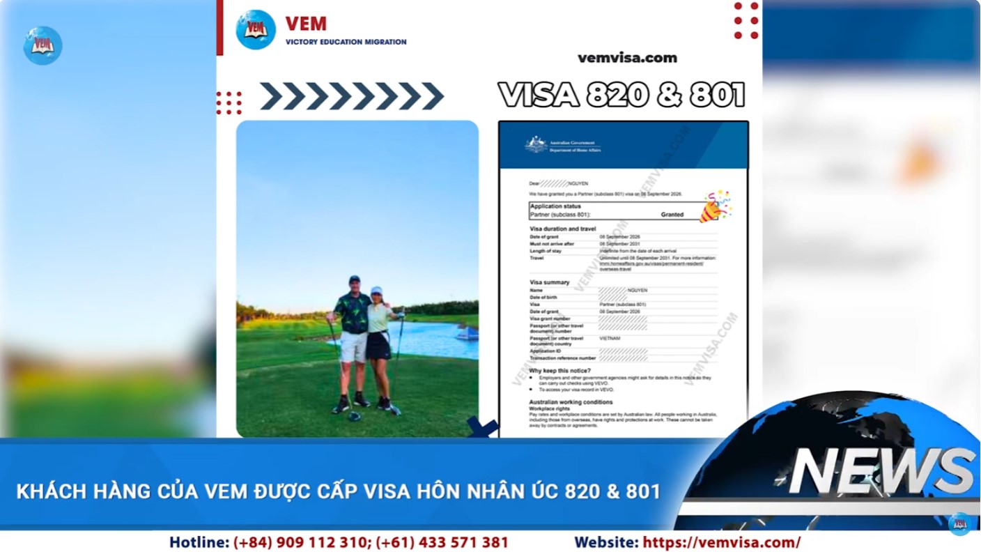 visa 820 801 duoc cap